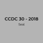 CCDC 30 - 2018 Seal