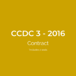 CCDC 3 - 2016 - Cost Plus Contract