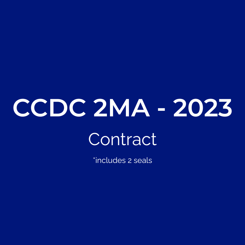 CCDC 2MA - 2023 - Master Agreement