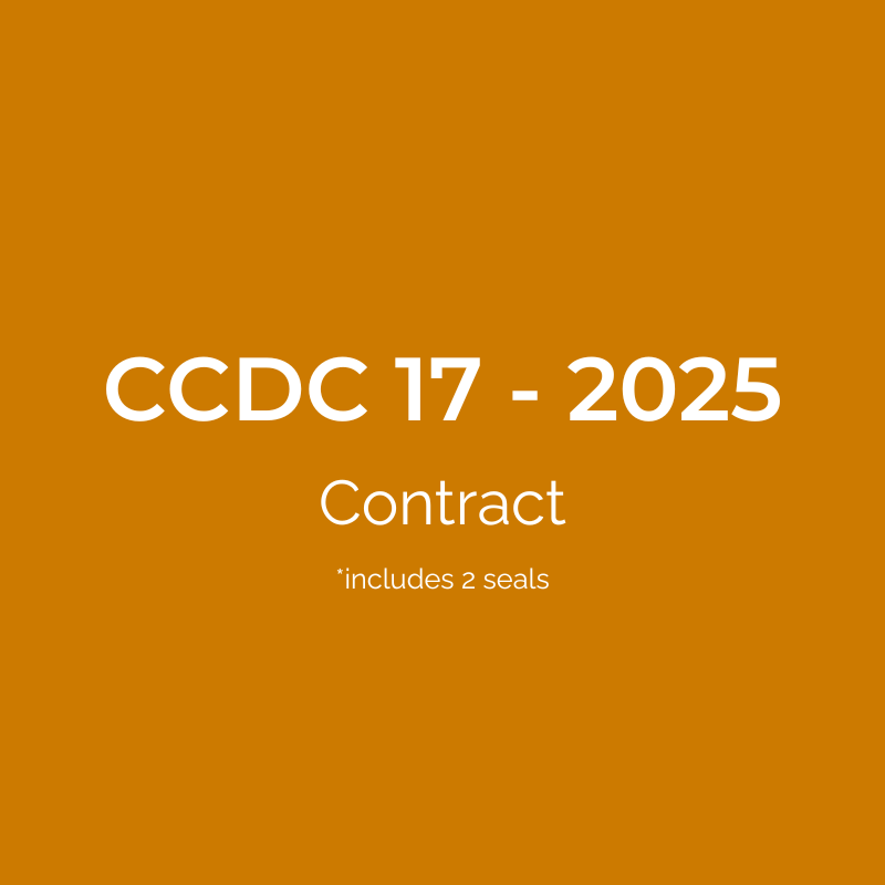 CCDC 17 - 2025 - Stipulated Price Contract Between Owner & Trade Contractor